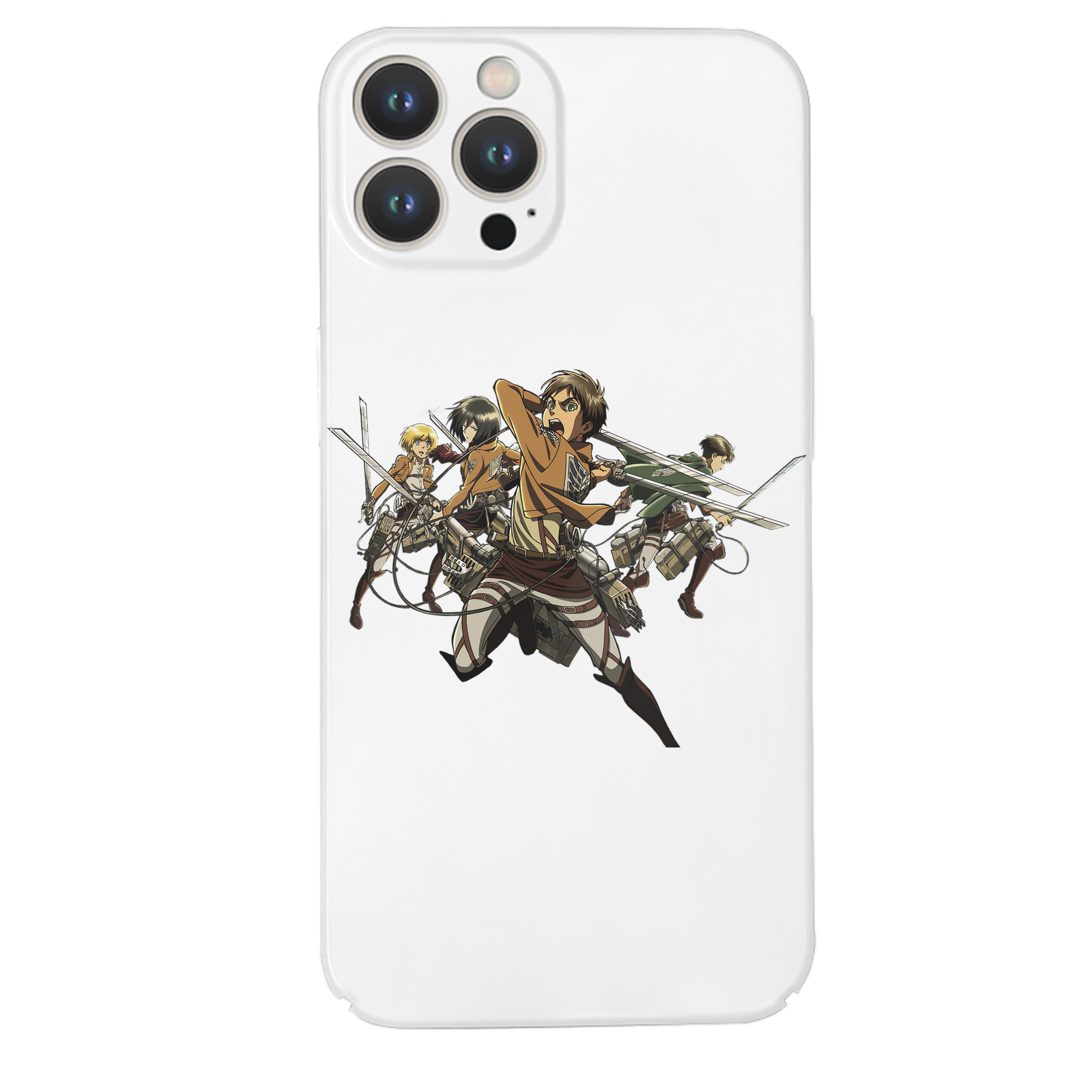 （画像用） 進撃の巨人 エレン･イェーガー Attack on Titan Eren Jäger 【iPhone 14シリーズ対応】ハードケース